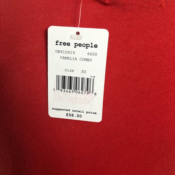 Free People top size xs melon and yellow - Picture 4 of 8